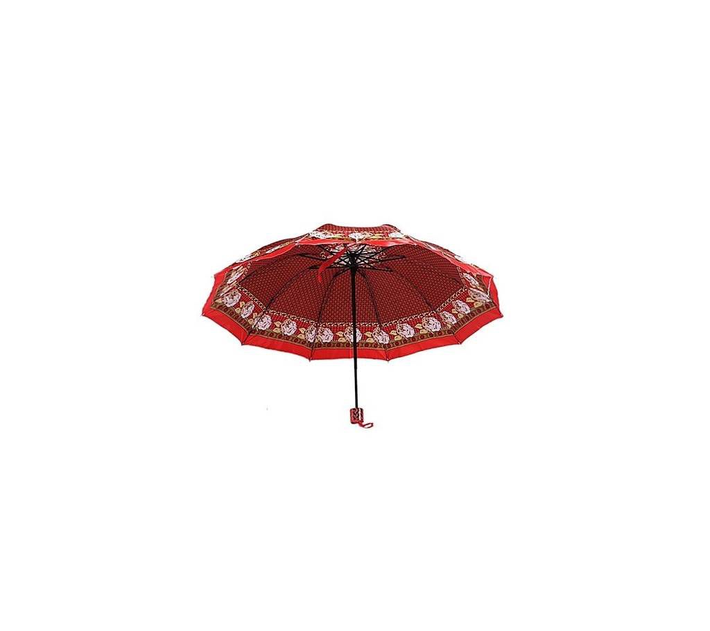 Red Polyester Umbrella