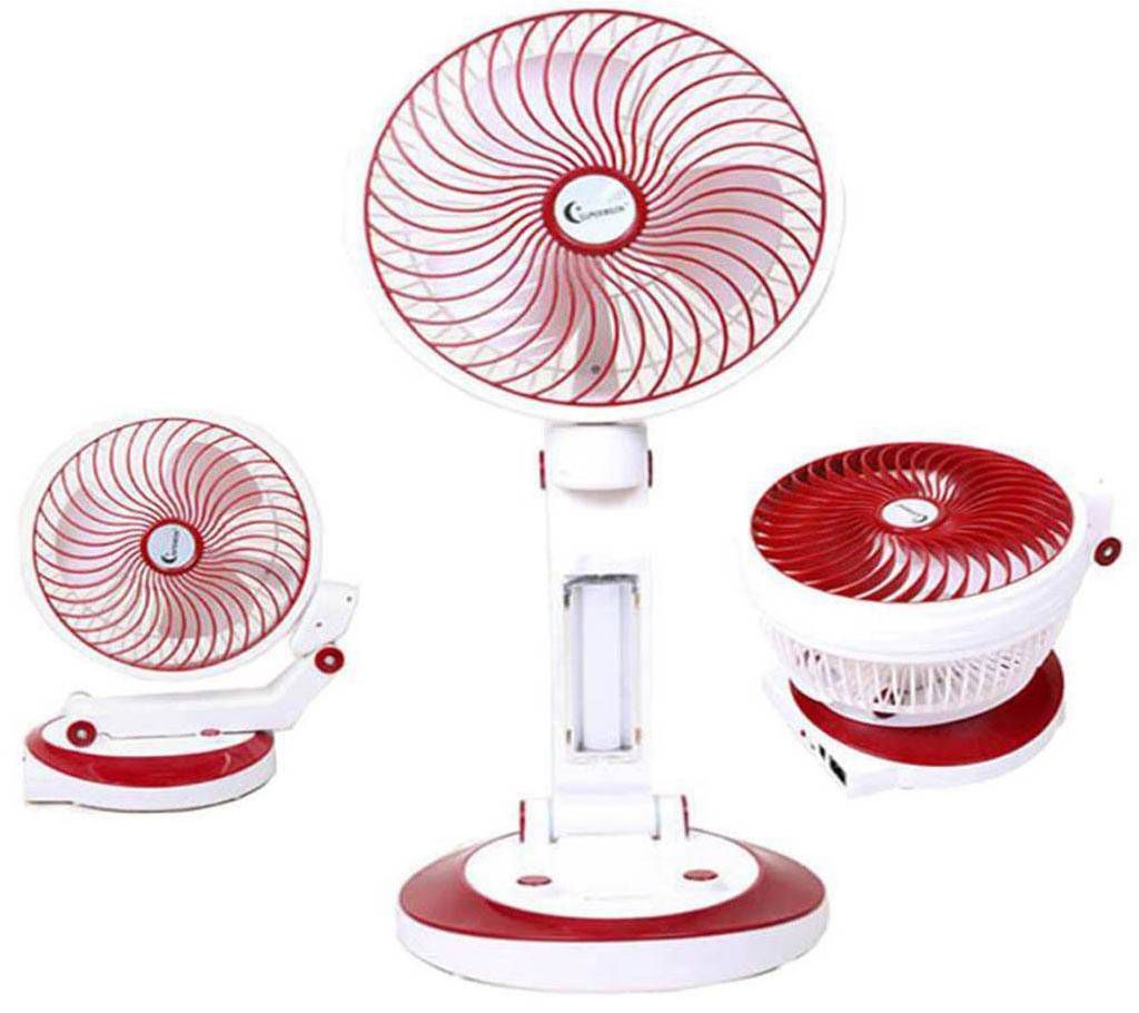 rechargeable fan and led light