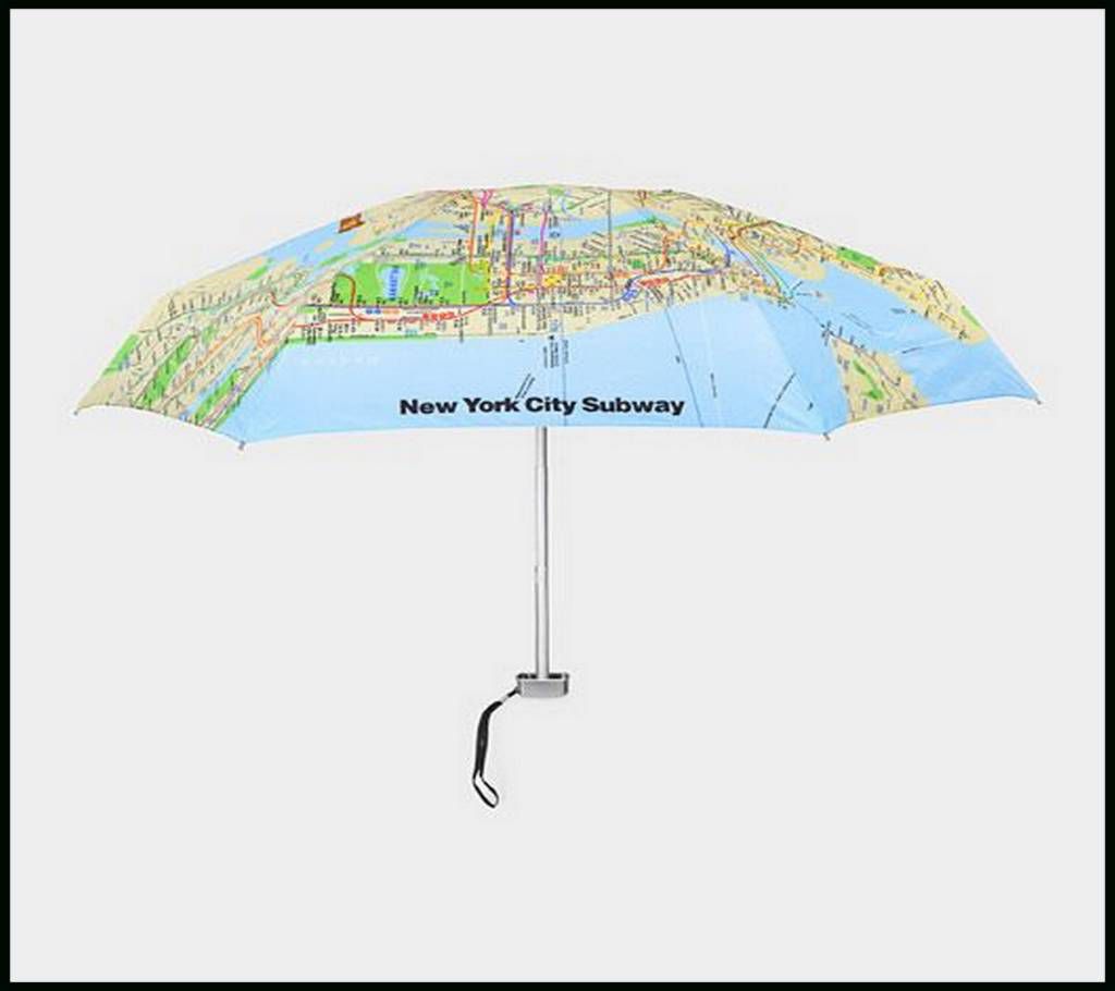 world map umbrella