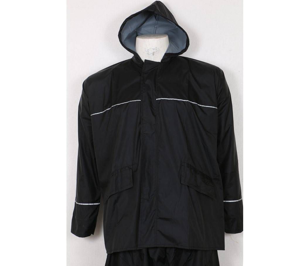 Black Raincoat with Trouser
