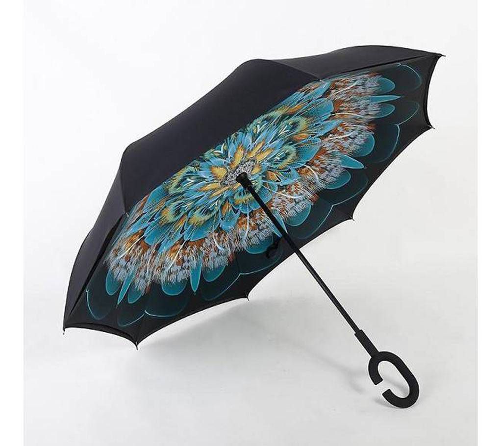 Double layer Auto Fold Umbrella