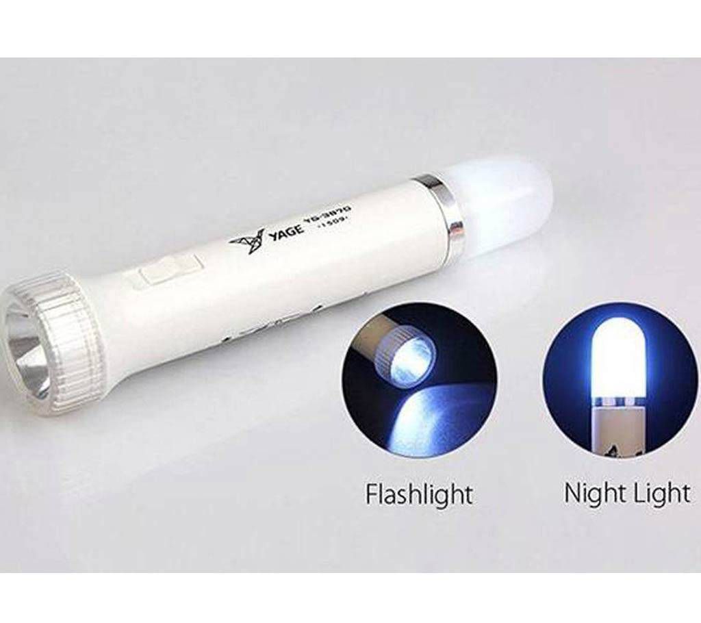 Double Sided Rechargeable LED Torch -White
