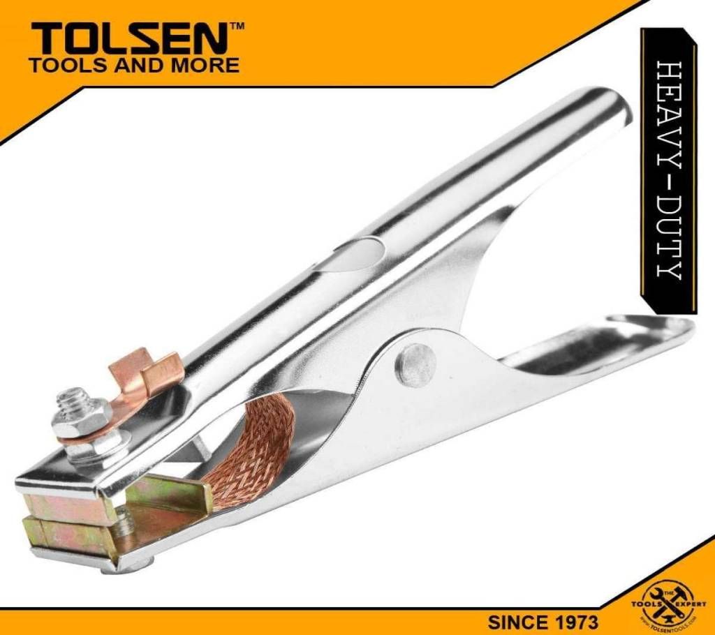TOLSEN Earth Clamp For Welding Ground (500AMP) Brass Grip 44941