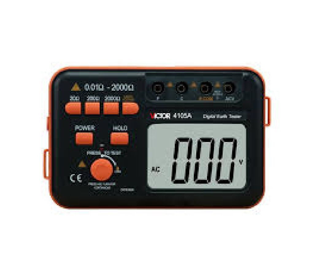 Earth Grounded Resistance Tester Meter VICTOR 4105A