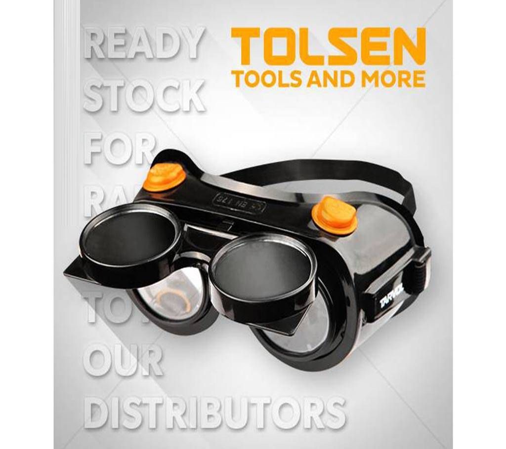 Tolsen High Impact Welding Goggles with Flip Design Locking Position 45075