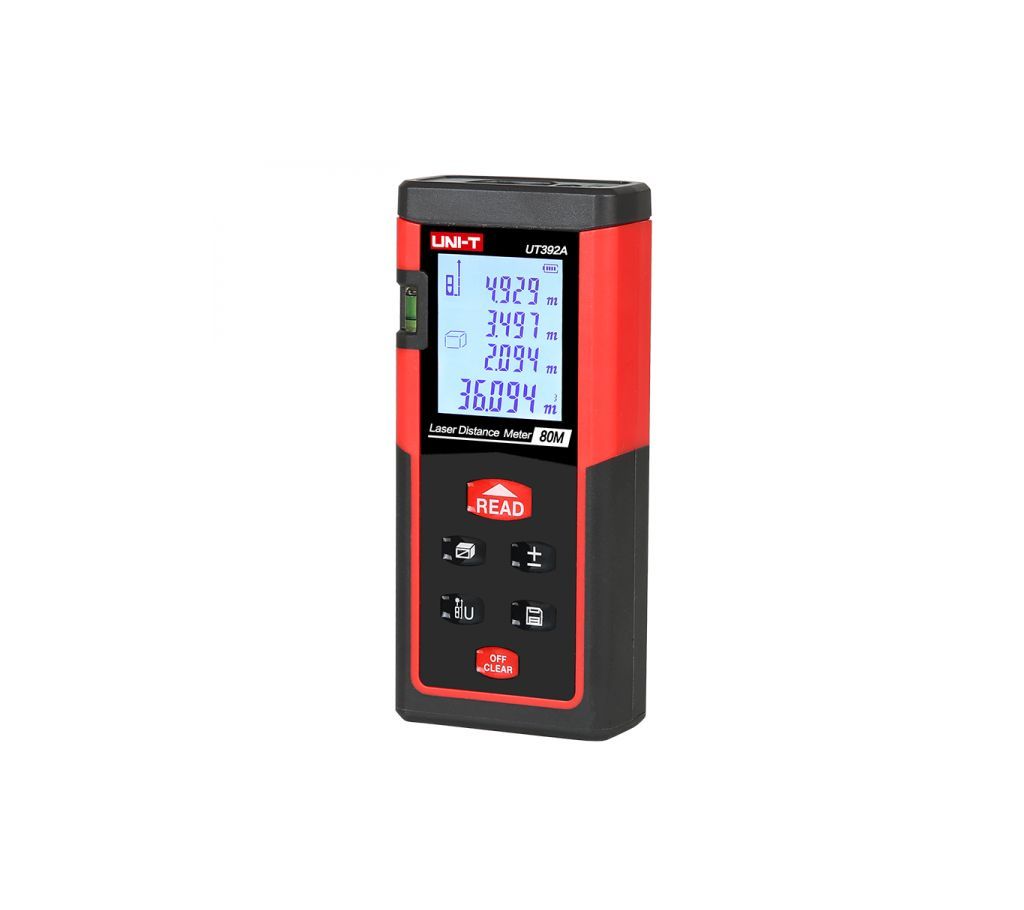 UT392A is a high precision laser distance meter designed for a wide range of professional industries such as construction, decoration, property manage