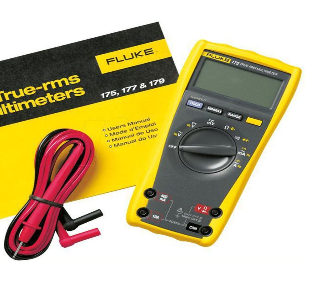 Fluke 175 True RMS Digital MultiMeter Original Made In USA