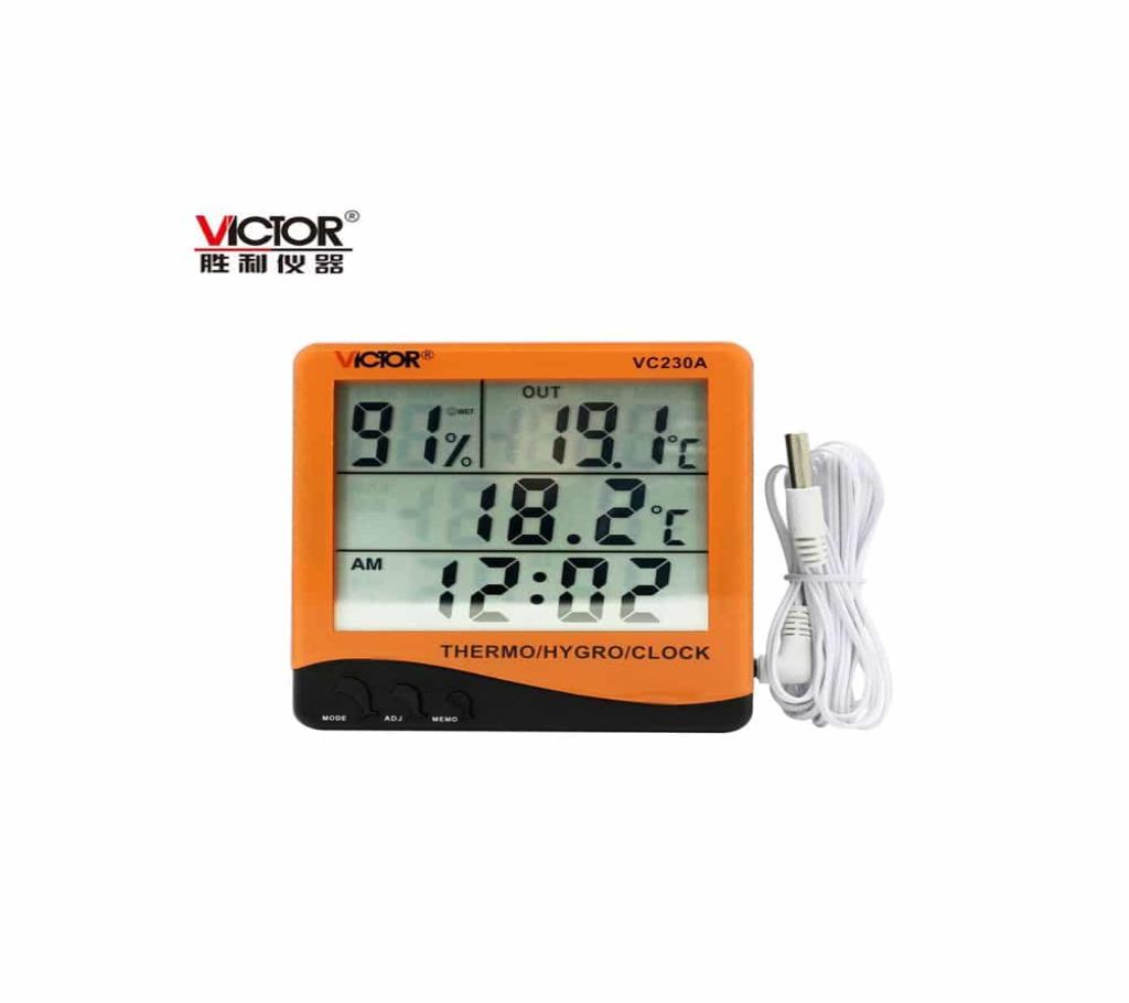 VICTOR VC230A Temperature & Humidity Thermo-Hygrometer Measurement Thermometer