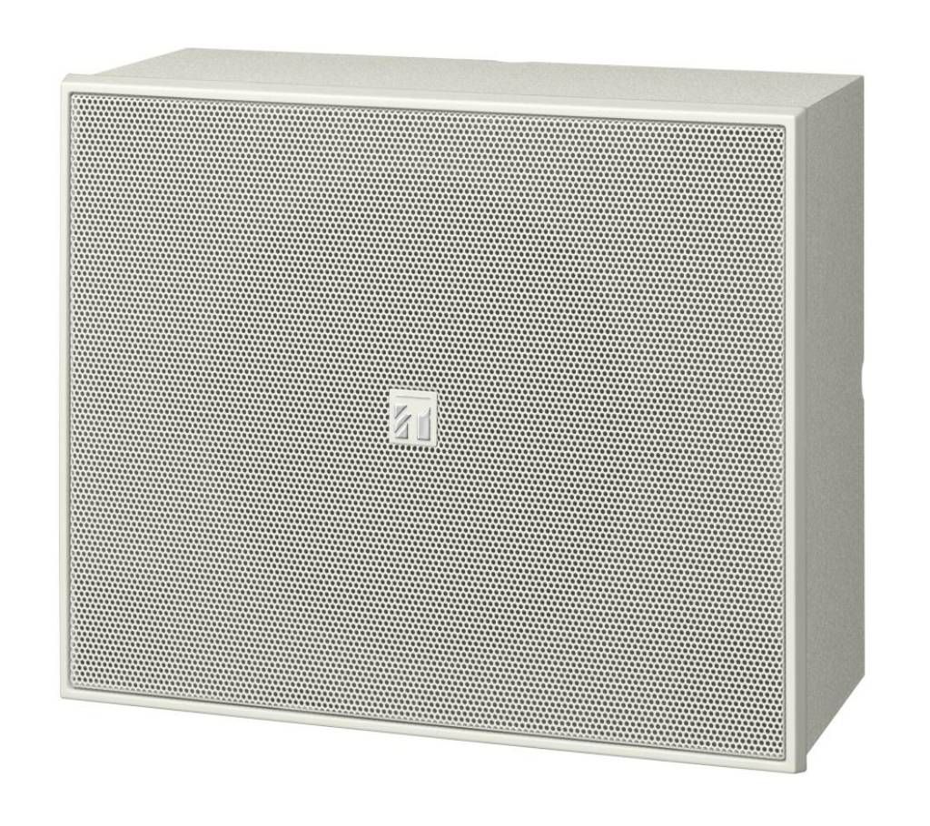 Toa BS-634T 6-Watt Input Off-White Net Wall Mount Speaker