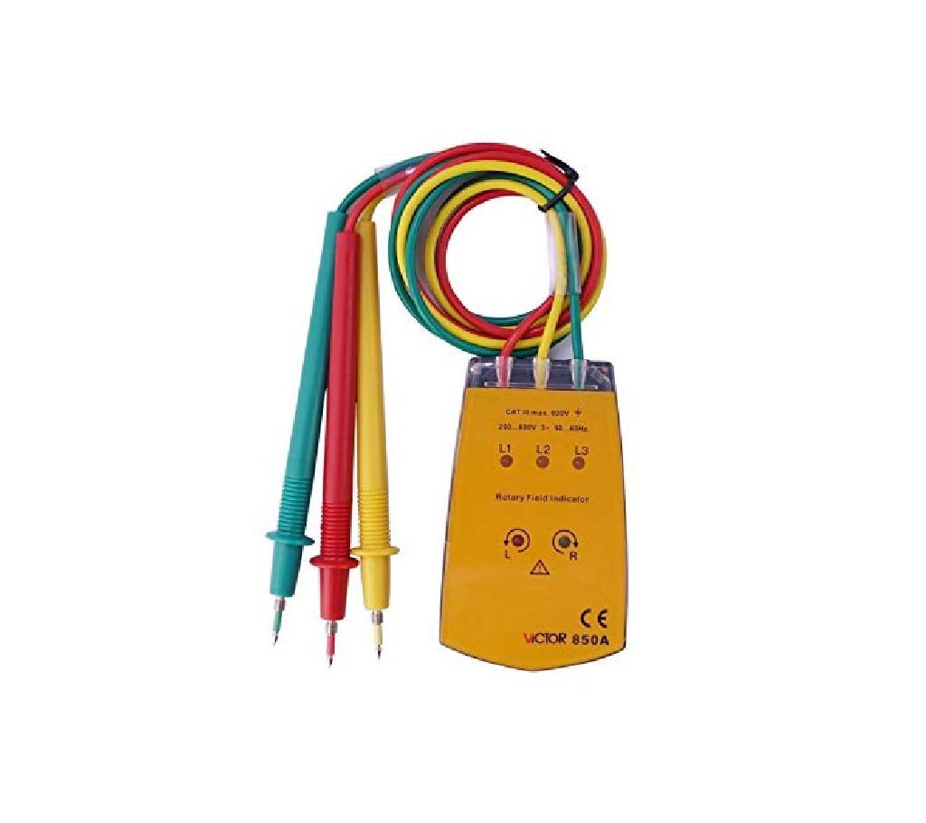 VICTOR VC850A Three Phase Indicator AC Meter