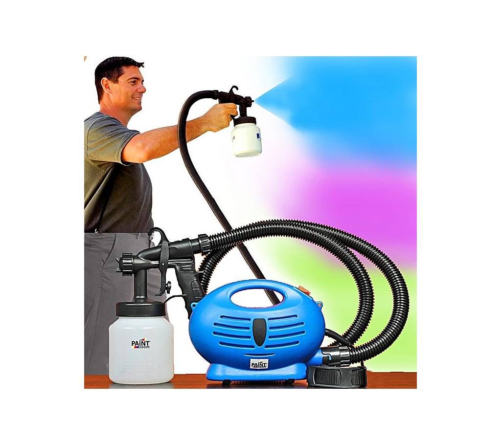 Paint Zoom Professional Electric Paint Sprayer - Blue and Black