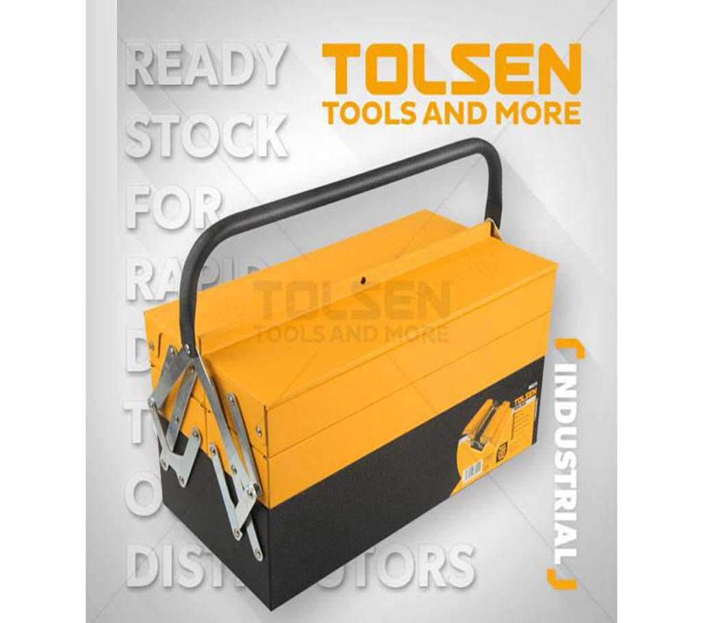 Tolsen 3 Layer Heavy Duty Steel Tool Box 80211