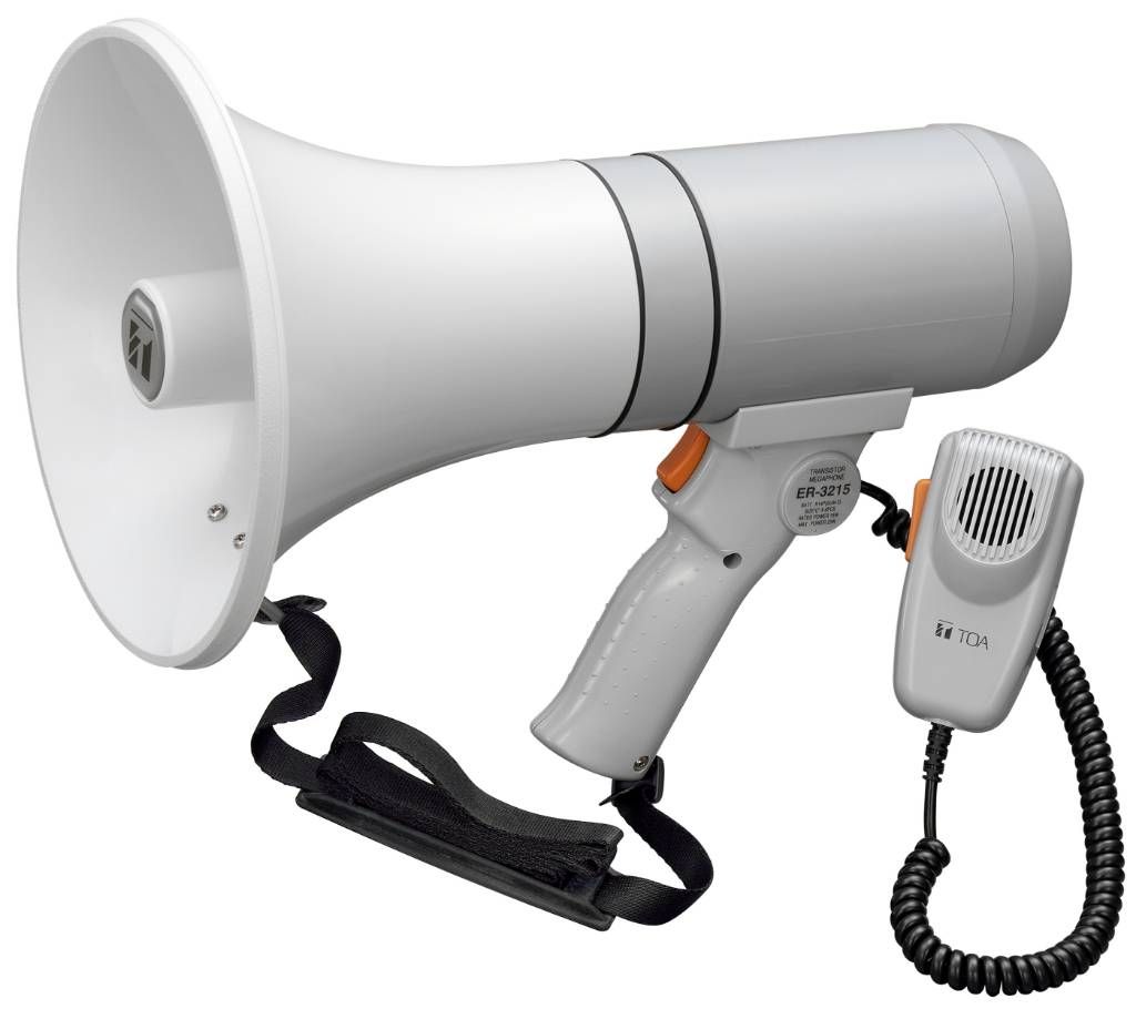 Toa 3215 15 Watt Hand Grip Portable Megaphone Sound Device