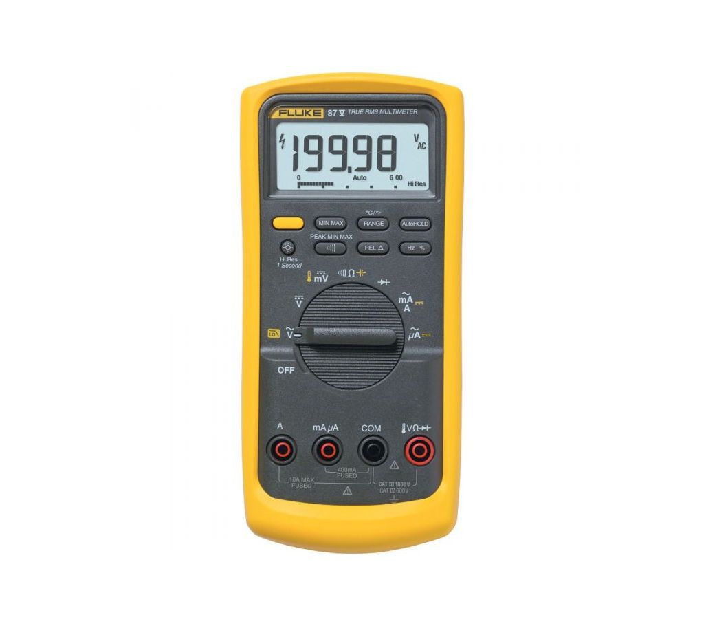 Fluke 87V Industrial True RMS Multimeter with Temperature
