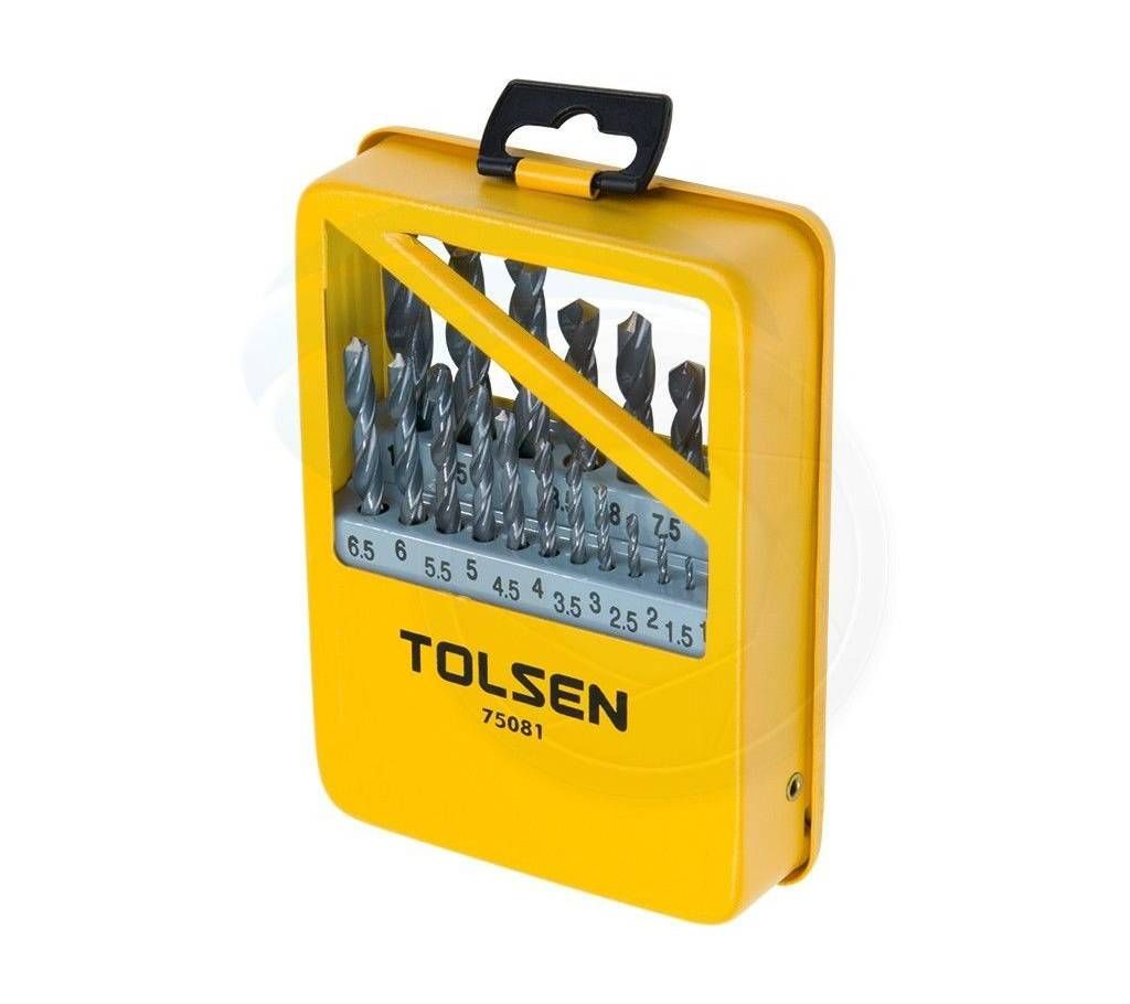 Tolsen 19 Pcs HSS Twist Drill Bits Set
