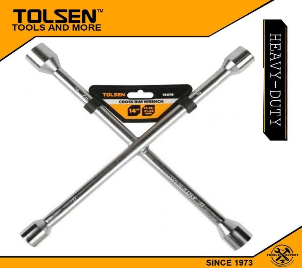 TOLSEN Rim Wrench 14" (17/19/21/23mm) Wheel Repair 15079