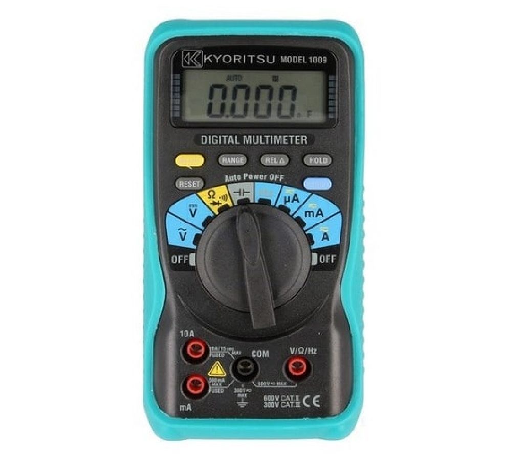 KYORITSU 1009 DIGITAL MULTIMETER TRUE RMS 600V AC/DC VOLTAGE MULTIMETER