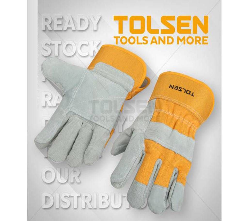 Tolsen Leather Working Gloves 10(XL) -1 pair