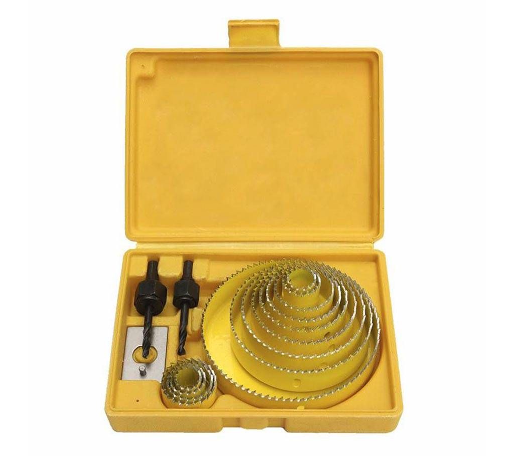 Hole saw set 16 pc 