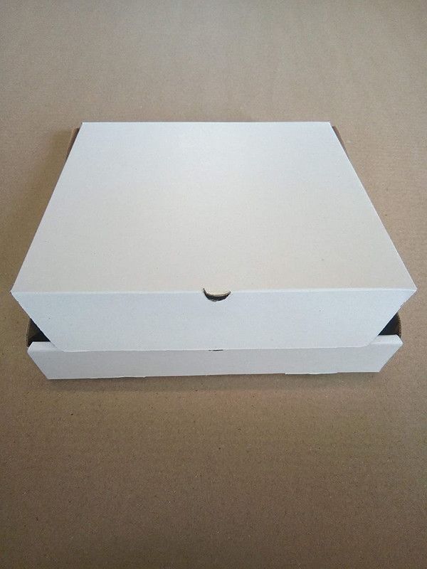 72 Salute Pizza Box Paper Packaging Box  (Pack of 75 White)