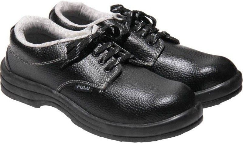 IndCare 6 Steel Toe PVC Safety Shoe  (Black, S1)