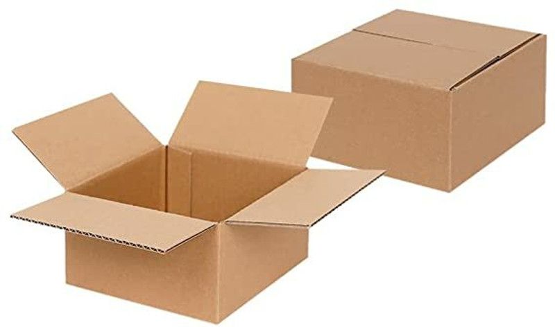 AmanBox Corrugated Craft Paper Packaging Box  (Pack of 1 Brown)