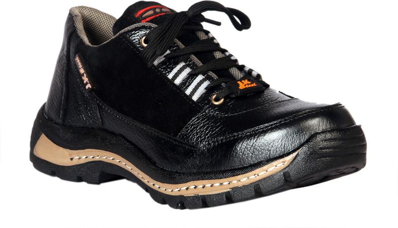 JK PORT JKPA057 Steel Toe PVC Safety Shoe  (Black, S1)