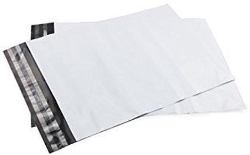 Dhruv Polybag with Document Pouch POD Jacket, Courier Bags for Shipping/Packing/Mailing Security Bag  (10 x 12 Pack of 100)