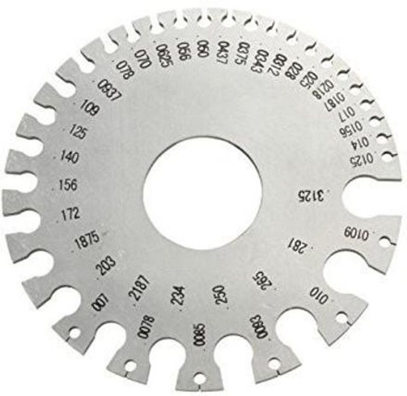 atozshop11 Round Thickness Stainless Steel Wire Gauge (PACK OF1) Pin Gauge