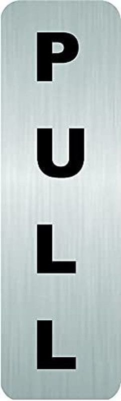jv Stainless Steel Self Adhesive Pull Signage Board for Office (1.5