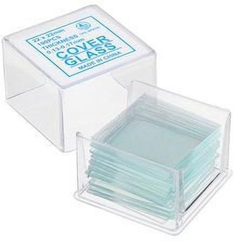 MOWELL Glass Micro Cover Slips 22mmx22mm - Microscope Slide Covers Blank Cover Slip  (Rectangle Pack of 400)