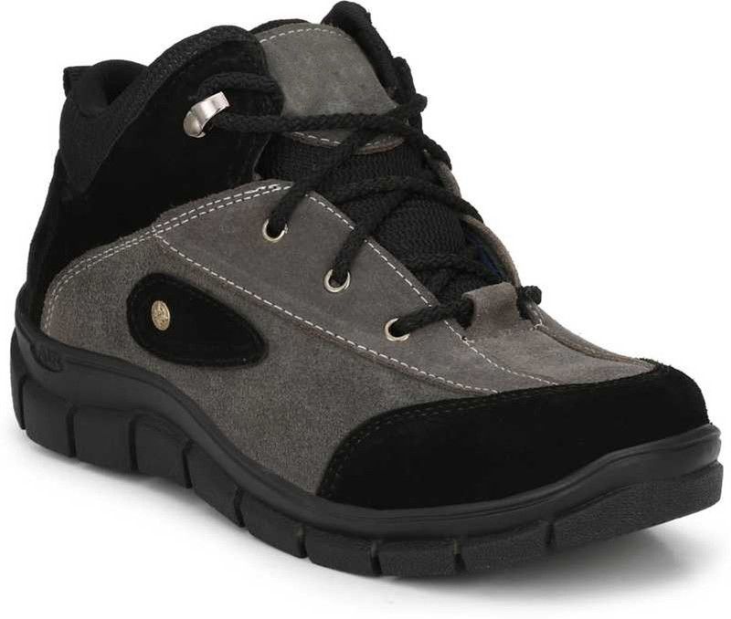 Wonker sr-6354-grey-7 Steel Toe Artificial Leather Safety Shoe  (Multicolor, S1)
