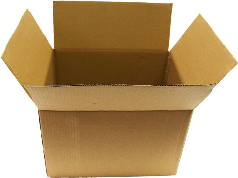 Ezellohub Corrugated Craft Paper Packaging Packaging Box  (Pack of 25 Brown)