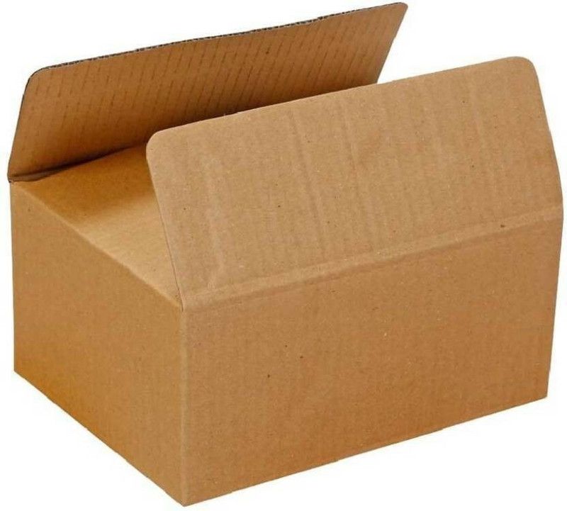 MM WILL CARE Corrugated Craft Paper Packaging Box  (Pack of 10 Brown)