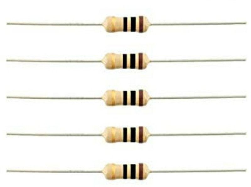suvitech 100k CFR 1/4W With 5% Fixed Resistor  (100 kilo ohm 5%)