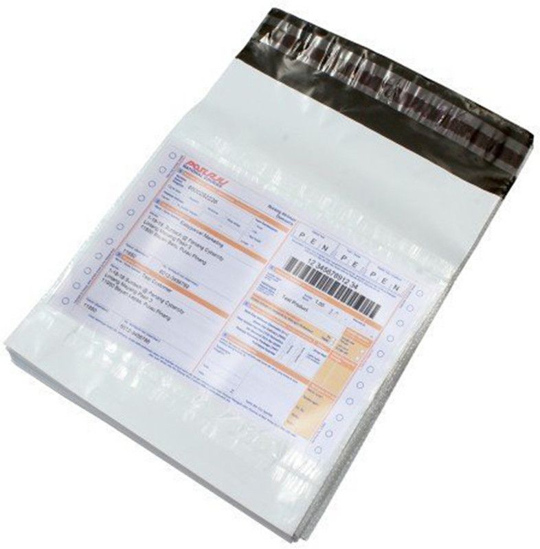 PLEXI secured courier bags 6x8 with jacket above 51 microns ( Pack of 200) Security Bag  (6 x 8 Pack of 200)