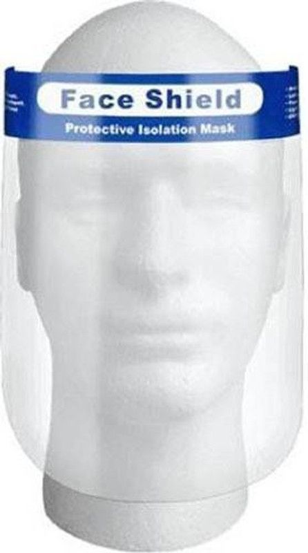 Leplion Plastic Shield Disposable Anti-Fog Isolation Face Shield Mask Safety Visor  (Size - Free)