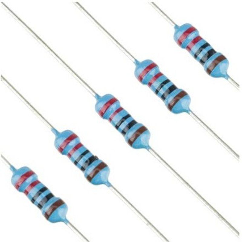 EMERGING TECHNOLOGIES 100 PCS 56 OHM 0.25W METAL FILM RESISTOR 1/4W Fixed Resistor  (56 ohm ±10%)