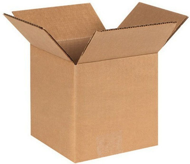 MM WILL CARE Corrugated Craft Paper PACKING Packaging Box  (Pack of 50 Brown)