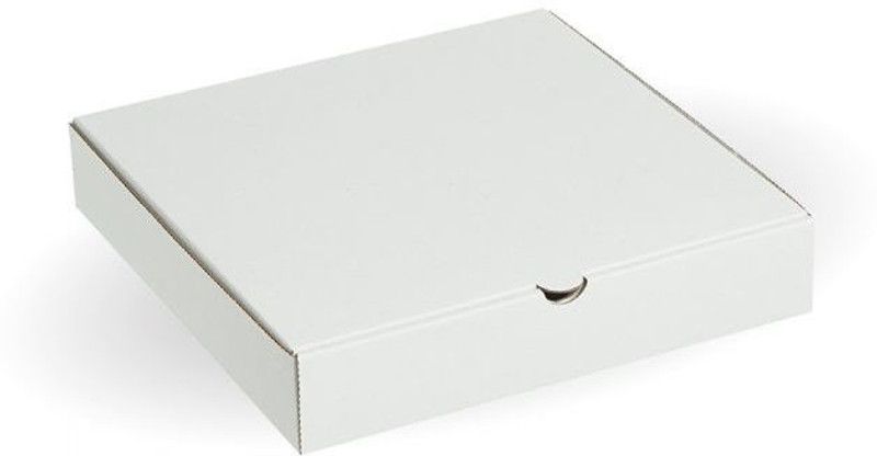 Varda Triple Wall Carton Paper 12 Inches 50 White Pizza Boxes Packaging Box  (Pack of 50 White)