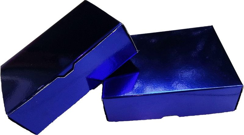 Kkrish Non-Corrugated Paper PACKAGING, STORAGE, GIFT, E-COMMERCE, SHIPPING, sweet Packaging Box  (Pack of 30 Blue)