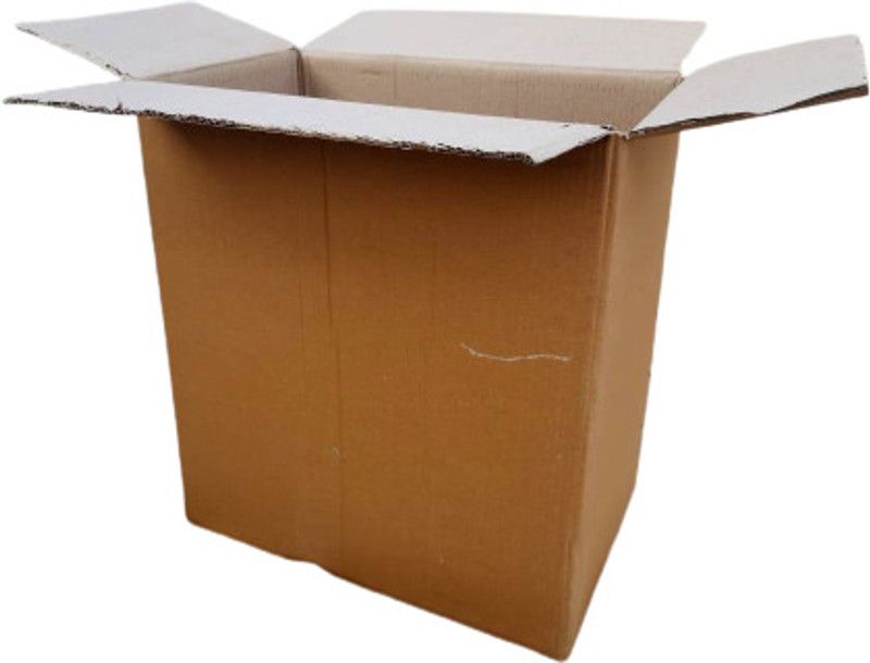 Turtulsgroup Corrugated Cardboard Home Extra Used Packing Storage Big Size Bag Packaging Box  (Pack of 3 Brown)