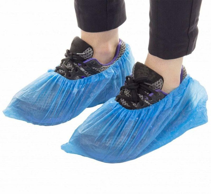 SAFONEX Pp Shoes Cover-100 Soft Toe Plastic Safety Shoe  (Blue, S2)