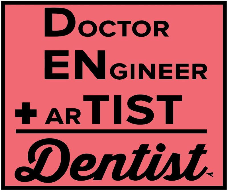 VVWV DENTIST SIGN STICKER Emergency Sign