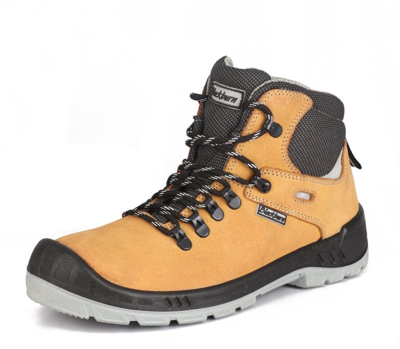 Blackburn 795 TAN SAFETY SHOES - 04 Steel Toe Nubuck Leather Safety Shoe  (Tan, S1P)