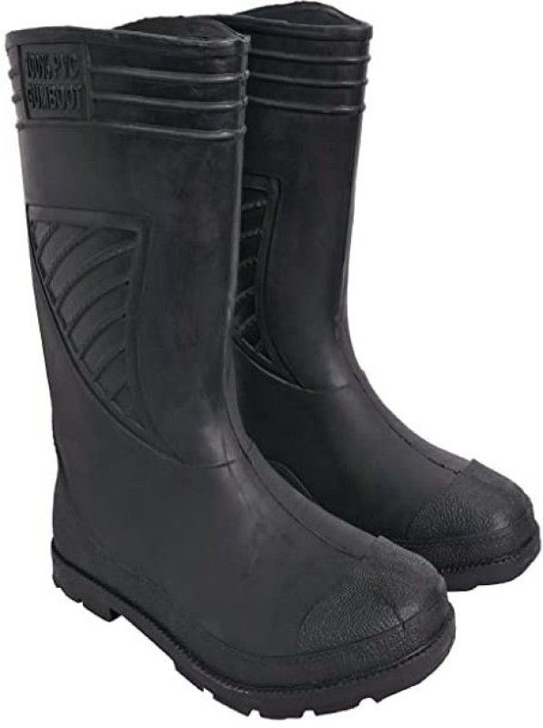 AKARI GBUK-10 Soft Toe PVC Safety Shoe  (Black, S1, S2, S3, S4)