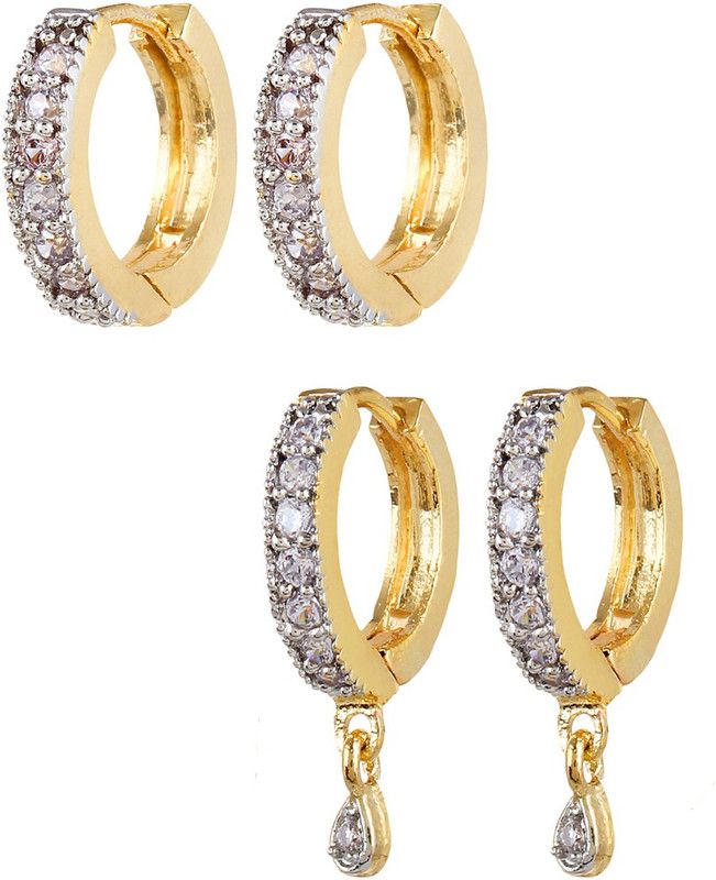 Forever Beauty Zircon Alloy Earring Set