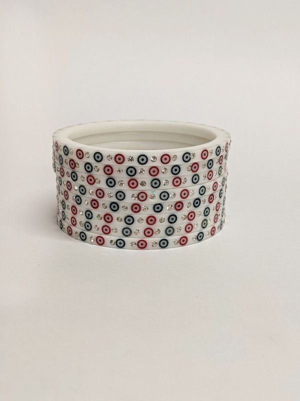 Plastic Ring Bangle  (Pack of 8)