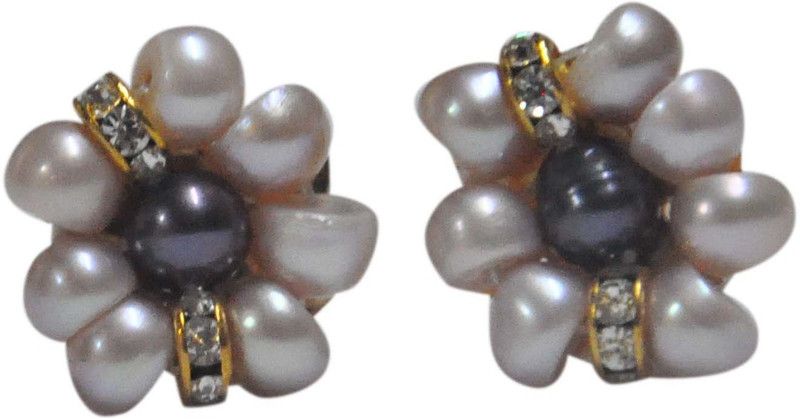 Pearl earring Pearl Jute Stud Earring