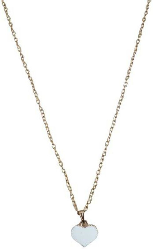 Lumen Latest Stylish Colour Heart Neck Chian For Girls And Womens. Alloy Chain